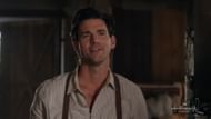A still of Nathan looking at Elizabeth from When Calls the Heart season 12 episode 3 (Image via Hallmark Channel / YouTube)